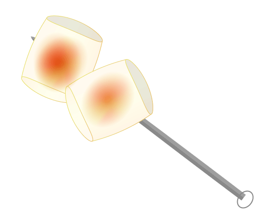 クッキング(焼きマシュマロ・焼きバナナ)12/16