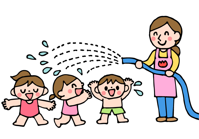 水遊びが始まります 6/16~